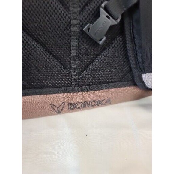 Bondka Padded Divided Insert backpack Gray & Black VGC - Picture 4 of 12